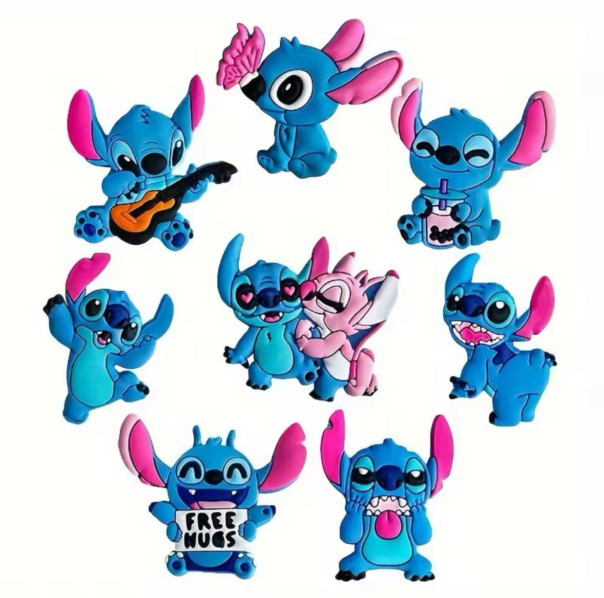 Stitch Schuhanhänger (8er Set)